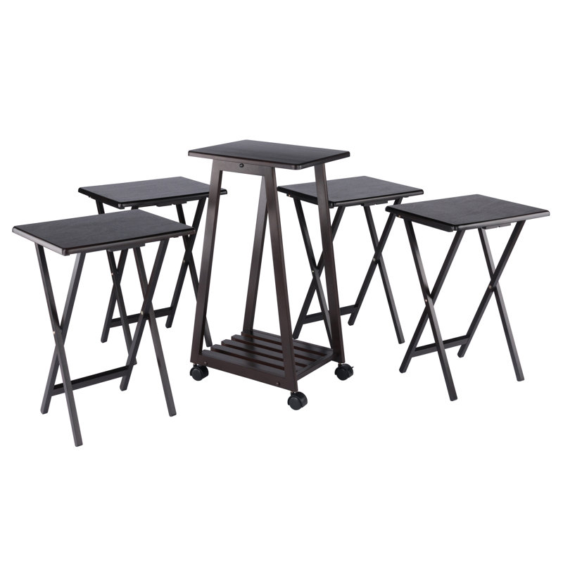 17 Stories Oella Tray Table Set Wayfair
